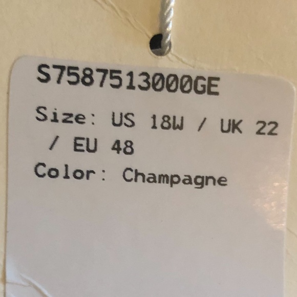 Champagne Size 18 Straight Gown by LT LanTing Bride - Picture 3 of 7